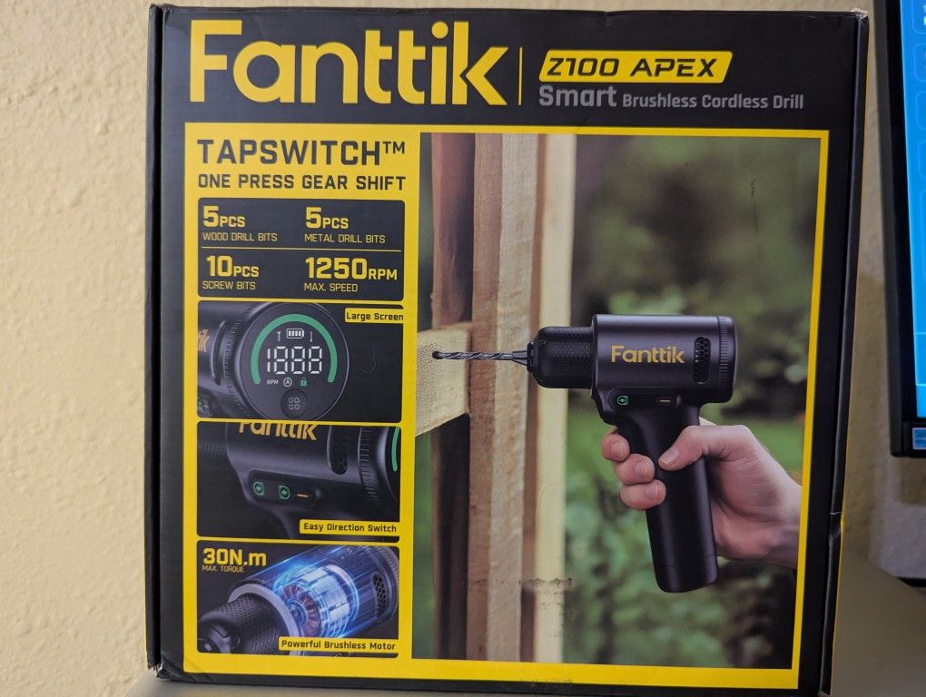 Fanttik Z100 Apex SMART Brushless Cordless Drill 