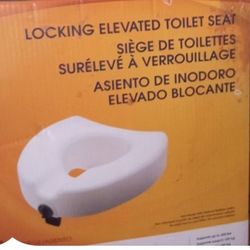 Locking Elevated Toilet Seat