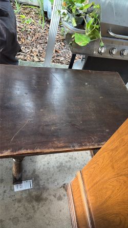 Wood table