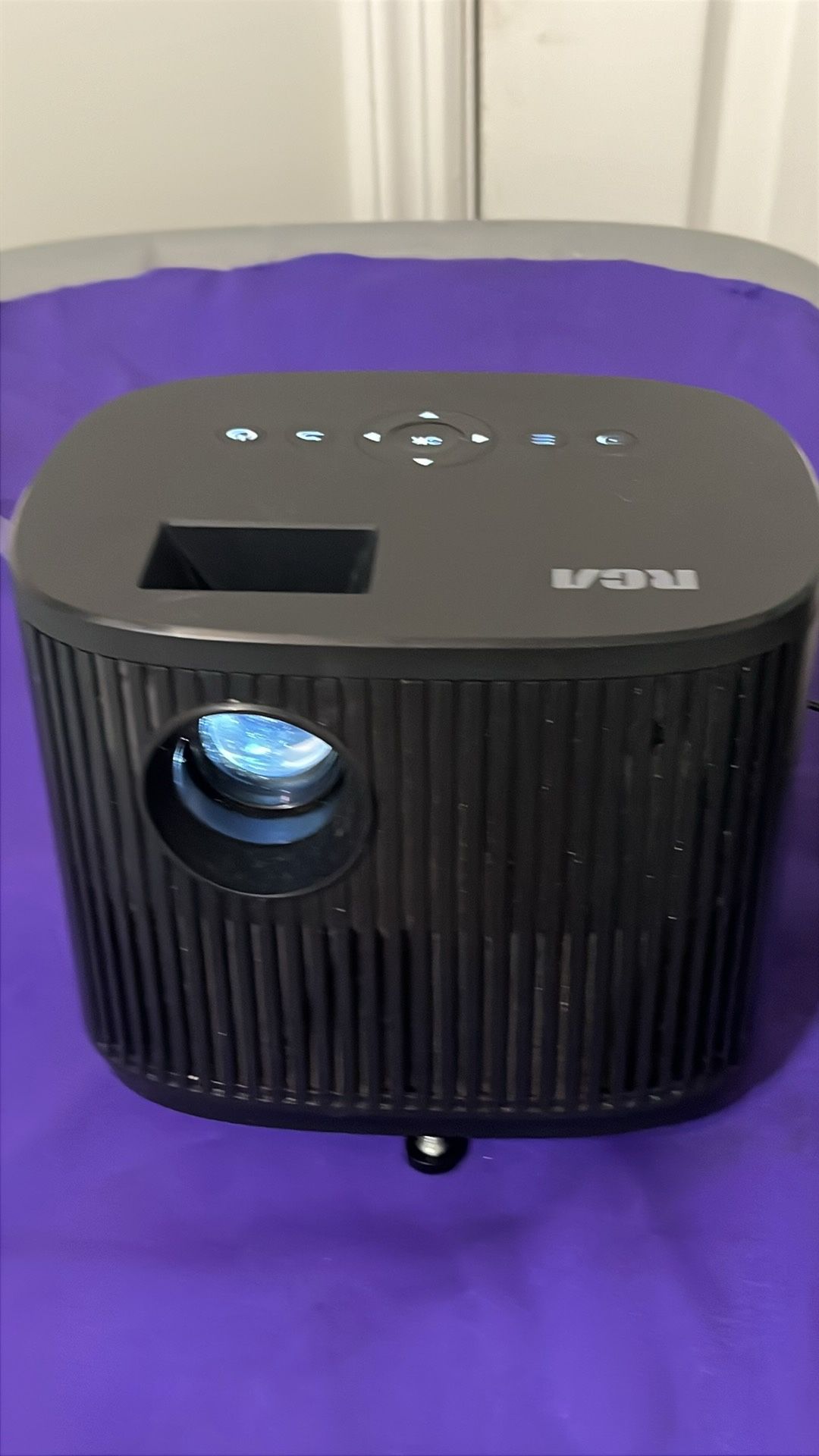 RCA Projector and an ONN Google Streaming Device