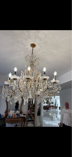 Crystal chandelier