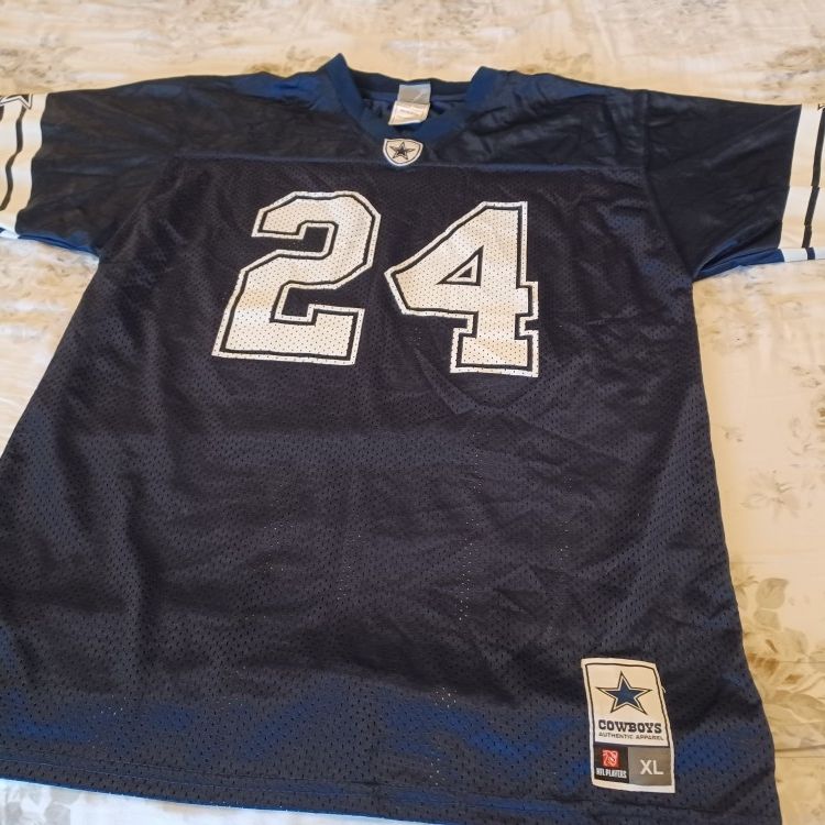 Womens XL Dallas Cowboys #24 Marion The Barbarian Barber Jersey