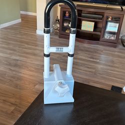 Adjustable Bath Tub Safety Clamp On Bar