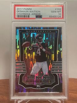 2017 Panini Deshaun Watson RC  #102 Chainmail Armor SP PSA 10 Gem Mint