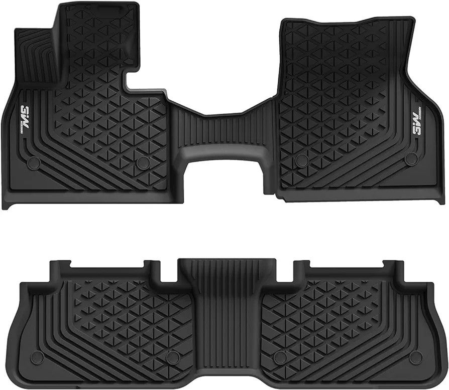 3W 2022 2023 2024 BMW iX Floor Mats All Weather TPE Custom Fit