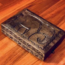 Genuine Antique Hand-carved African Mancala Seed Board Game | Excellent Condition!