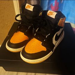 Jordan 1 Taxi Toddler Shoes Size 9c