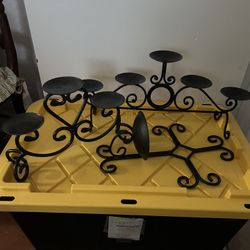 Candle Holders Wrought Iron