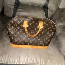 Vintage Alma Handbag Monogram Canvas PM