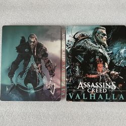 Assassin's Creed Valhalla Custom made Steelbook Case only for PS4/PS5/Xbox (No Game) New