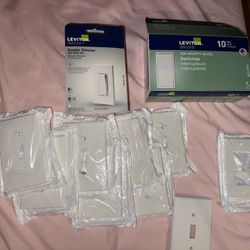 Electrical Switches , Rocker Dimmer , Switch Light Plates New Leviton