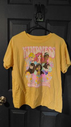 Women "Disney" Kindness yellow short sleeve t- shirt. Size XL