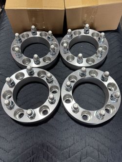 6X5.5 To 6X135 /14X1.5 108CB Wheel Adaptors Chevy To Ford NEW 6X139.7