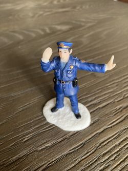 O’Well Village Police Officer Figurine – Christmas Village Accessory