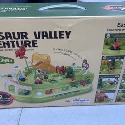 Toddler Dinosaur Valley Adventure Race Track Play Set