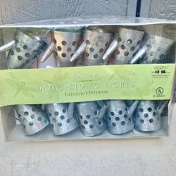 NEW 10ct Watering Can Patio Lights
