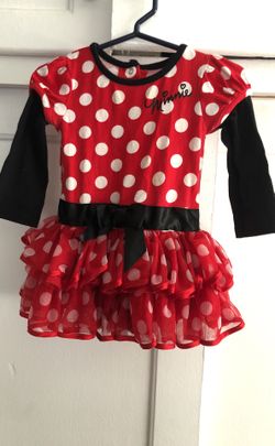 9m Minnie Mouse and pink dress