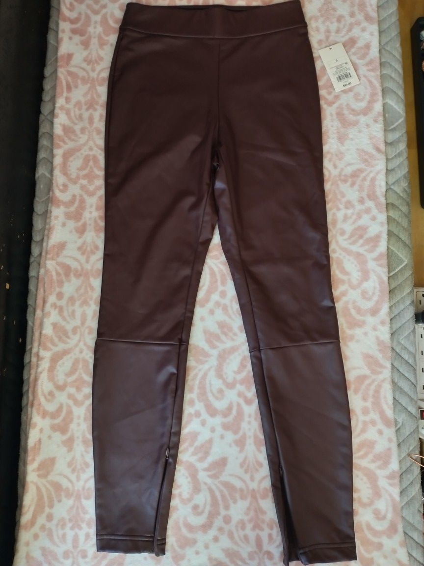 Leather Fit Leggings Pants