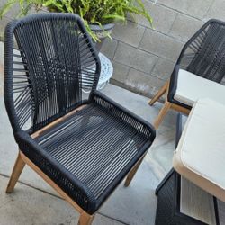 3 Modern Patio Chairs/outdoor Furniture/Cash Only 