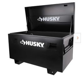 Tool Storage 48 in. W Black Steel Job Site Toolbox