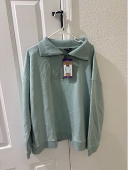 Eddie Bauer women quarter zip pull over xxl