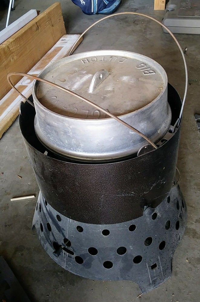 Volcano All Purpose Outdoor Cook Stove/Grill & Big Dutch Oven USA Made