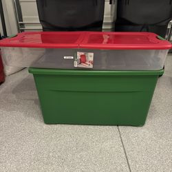 Large Storage Bins for Christmas
