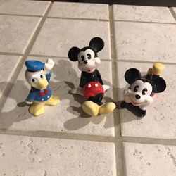 Mickey And Donald Figurines