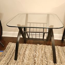 Side Table - Glass Top