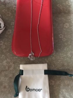 925 STERLING SILVER NECKLACE WITH HEART PENDANT