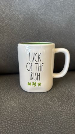 New Without Tags Rae Dunn St. Patrick’s Day Luck Of The Irish Coffee Tea Mug Cup