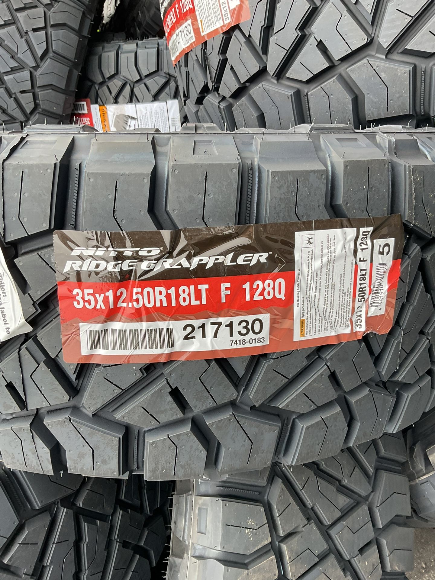 35/12.50R18 NITTO RIDGE GRAPPLER 
