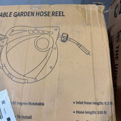 New- Auto Hose Reel 1/2” -100Ft