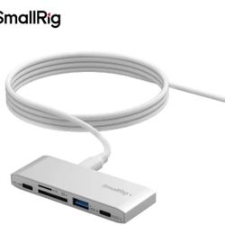 SmallRig 5-in-1 Memory Card Reader 65W PD Charging, for SD, SDHC, SDXC, Micro SD