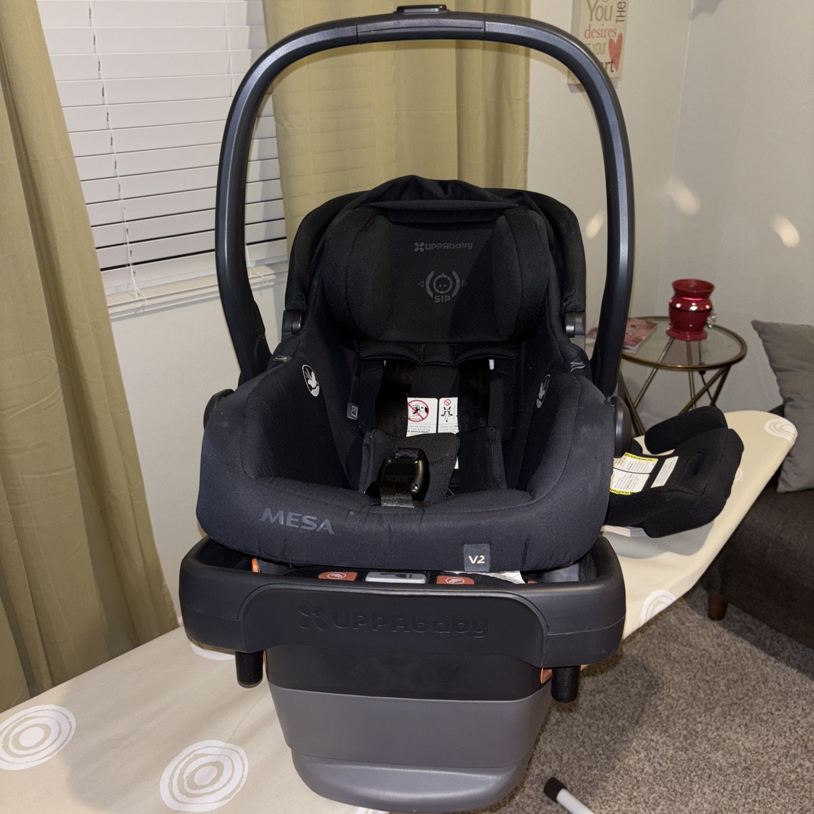 UPPAbaby MESA V2 Infant Car Seat – Jake (Charcoal) | $120 (Excellent Condition)