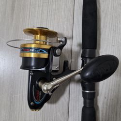 Penn 850 SSm Reel With Stellar Rod