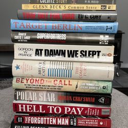 15 Book Lot - Pearl Harbor, Politics, War & Military 
