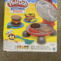 Play Doh Kitchen Creations Burger Barbecue 