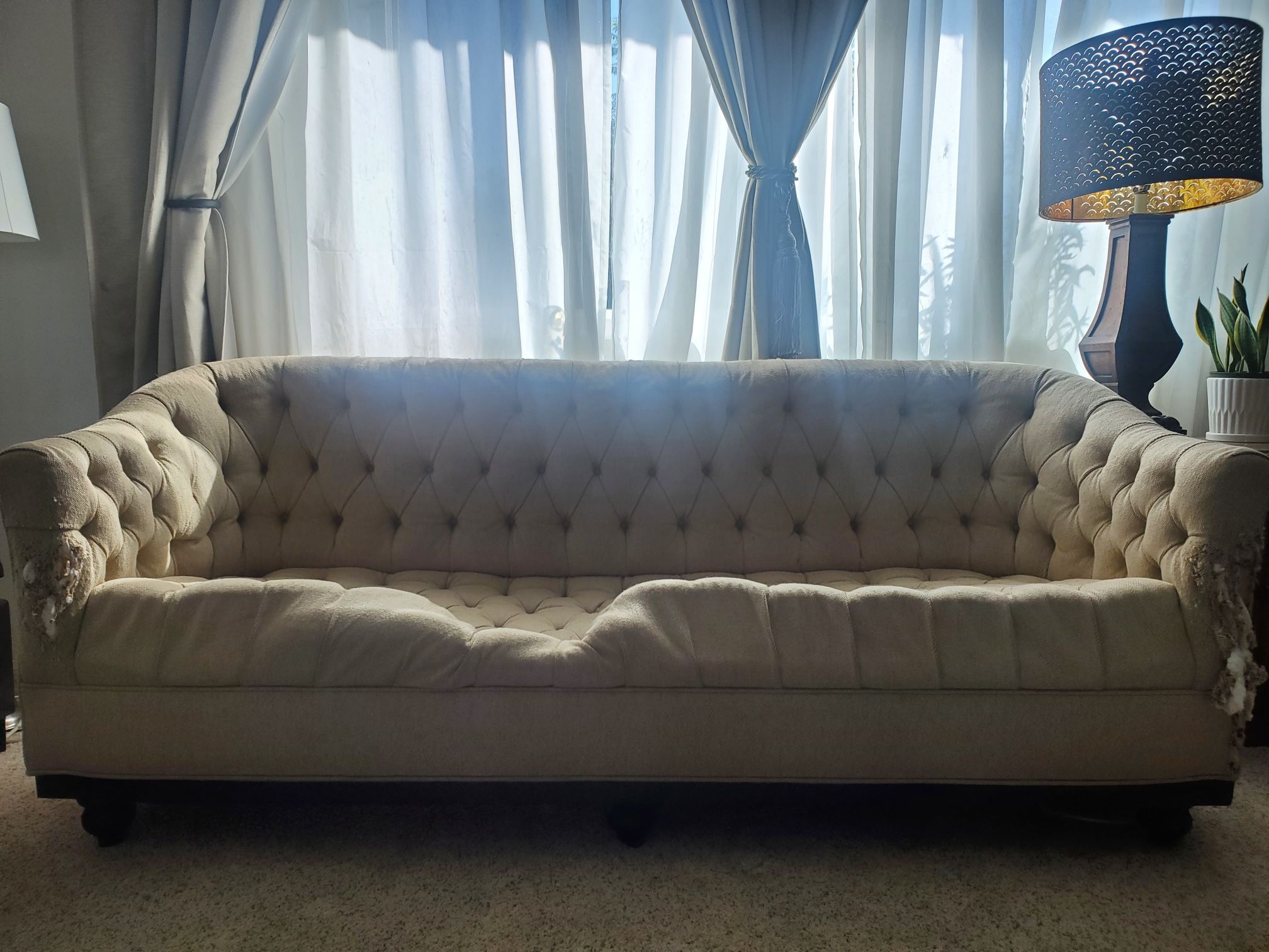 Vintage Charleston Sofa C. 1940s Needs TLC