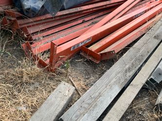 Beams Racks heavy metal beams to built shelf or using for construction