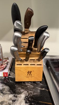 Knife Block With Knives
