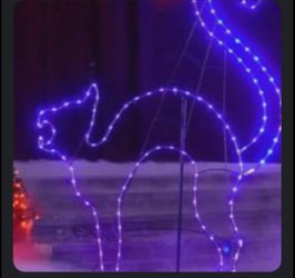 4.5-Ft Light-Up Halloween Cat Silhouette