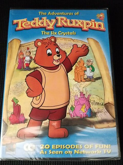 NEW! 2008 The Adventures of Teddy Ruxpin The Six Crystals 20 Episodes 2-Disc Set