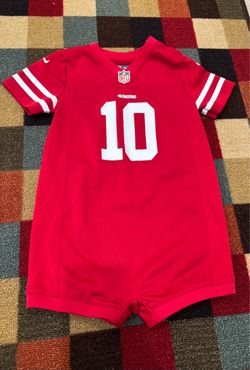 San Francisco 49ers Garoppolo #10 Toddler Romper – 24M
