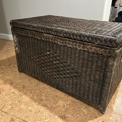 Sturdy Wicker Trunk