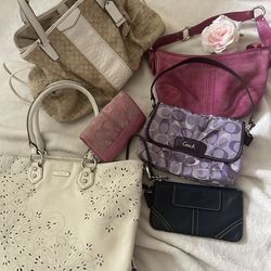 COACH LOT Pink and Purple