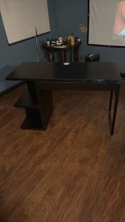 Black IKEA Desk