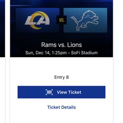 Rams Vs Lions 