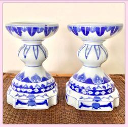 Blue and White