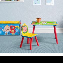 Coco melon / Table/ Chair/ Toy Organizer/ Furniture/ Toddler/ Toys/ Kids/ New